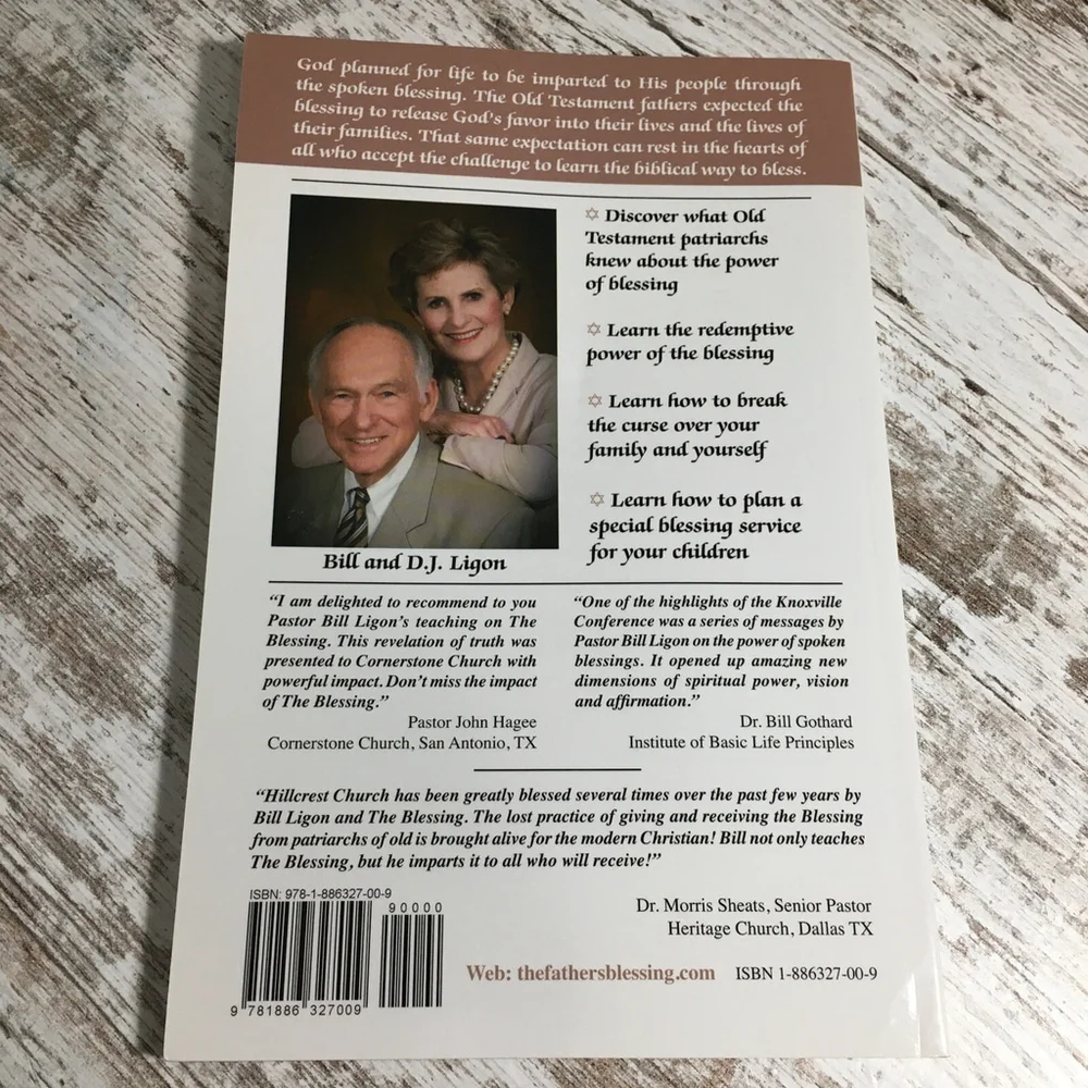 Imparting The Blessing William Ligon 1989 Family Religion Jewish Heritage Book